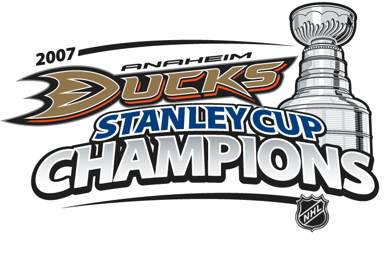 Anaheim Ducks 2006 07 Champion Logo 01 Print Decal